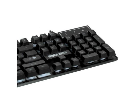 Клавиатура+мышь Defender Singularity MKP-118/52118 мышь+клавиатура+гарнитура+ковер (черный)